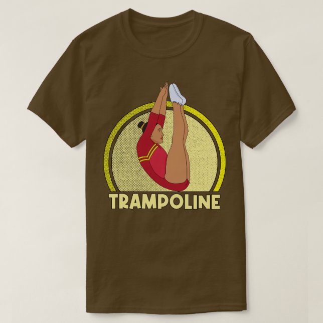 Trampolin-Gymnastik 3 T-Shirt (Design vorne)