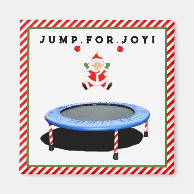 Trampolin Gymnastik Kleinen Geschenke Magnet (Vorne)