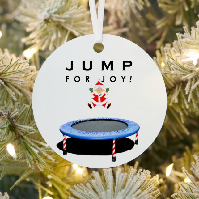 Trampolin Gymnastik Weihnachtsgeschenk Ornament Aus Metall (InSitu)
