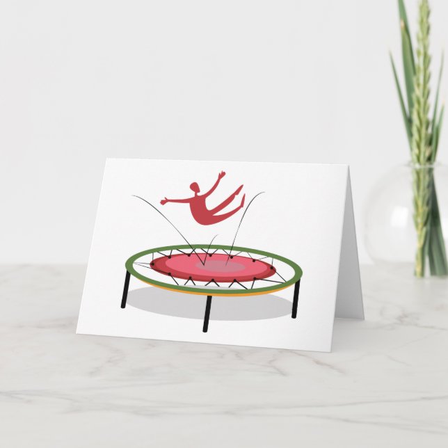 Trampolin Karte (Vorderseite)