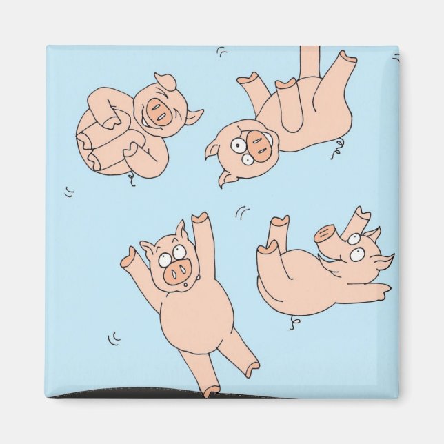 Trampolin Magnet (Vorne)
