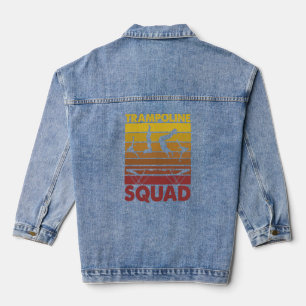 Trampolin Squad Jumping Trampolin Gymnastik Jeansjacke