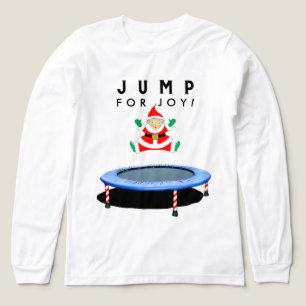 Trampolin Weihnachten Tri-Blend Shirt