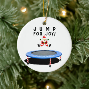 Trampolin-Weihnachts-Sammelobjekt Keramikornament