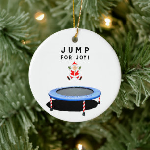 Trampolin-Weihnachtskollektion Keramikornament
