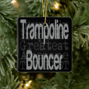 Trampoline Bouncer Extraordinator Keramikornament