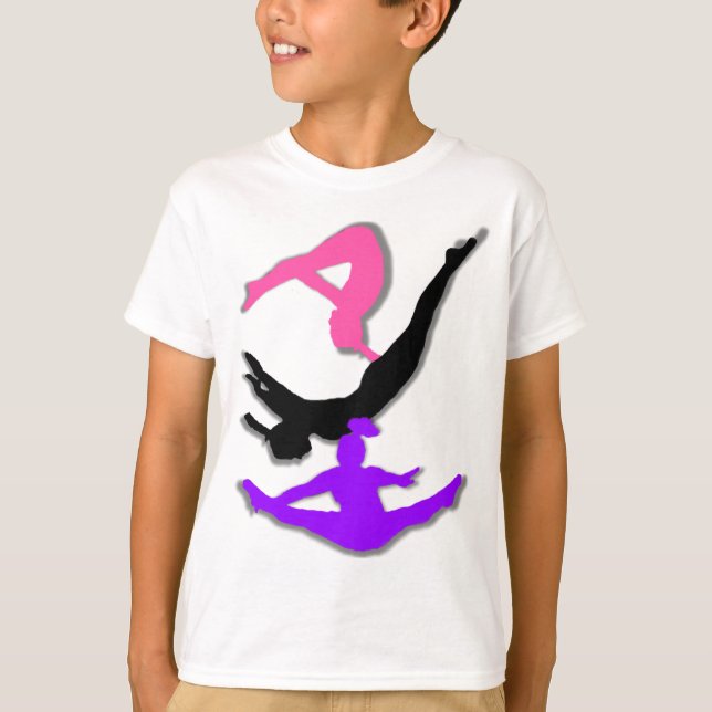 Trampoline Gymnast T - Shirt (Vorderseite)