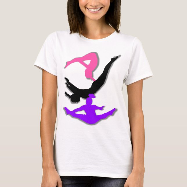 Trampoline Gymnast T - Shirt (Vorderseite)