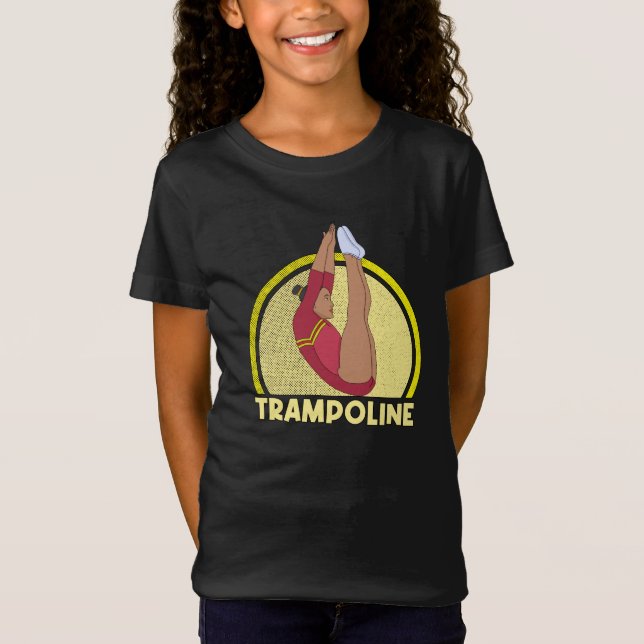 Trampoline Gymnastics T-Shirt (Vorderseite)