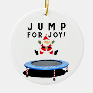 Trampoline Holiday Keepake Keramikornament
