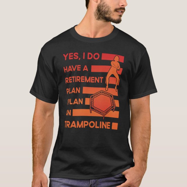 Trampoline Jumping Trampoline Gymnastics  22 T-Shirt (Vorderseite)