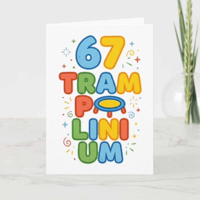 Trampolinium Karte (Vorderseite)