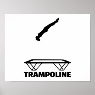 Trampolintrampolinist Poster