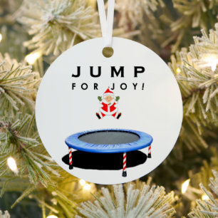 Trampolinturnen Feiertagsgeschenk Ornament Aus Metall