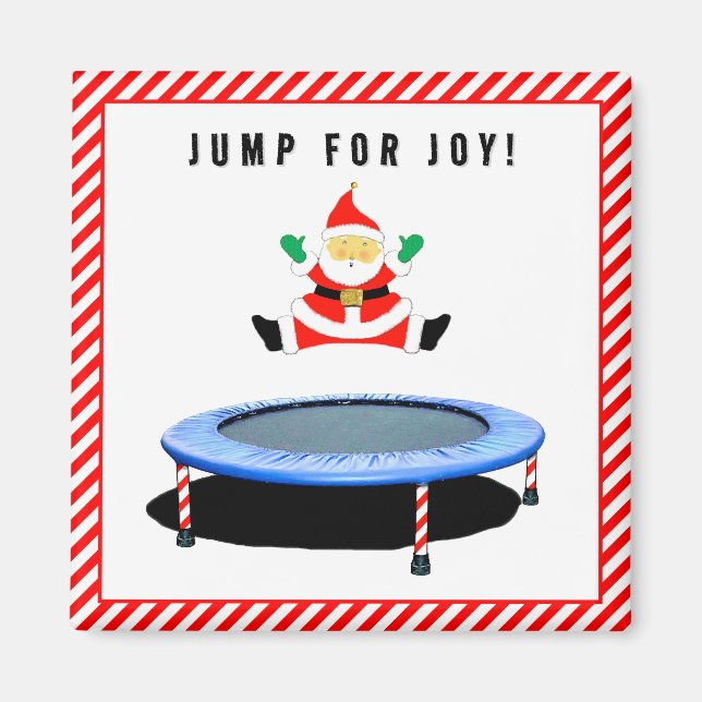 Trampolinturnen Stocking Stuffers Magnet (Vorne)