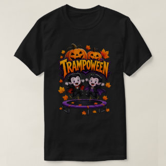 Trampoween Vampir Kinder Halloween Trampolin T-Shirt