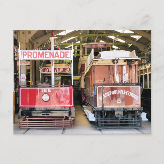 TRAMS POSTKARTE (Vorderseite)