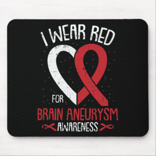 Tran Red für Gehirnaneurysma Awareness Warrior Sur Mousepad