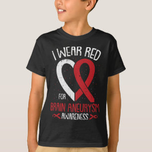 Tran Red für Gehirnaneurysma Awareness Warrior Sur T-Shirt