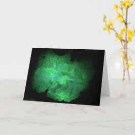 Trancas Geode unter UV-Licht Grußkarte Karte
