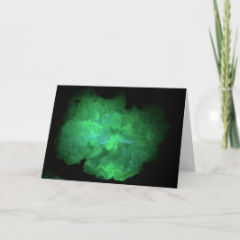 Trancas Geode unter UV-Licht Grußkarte Karte
