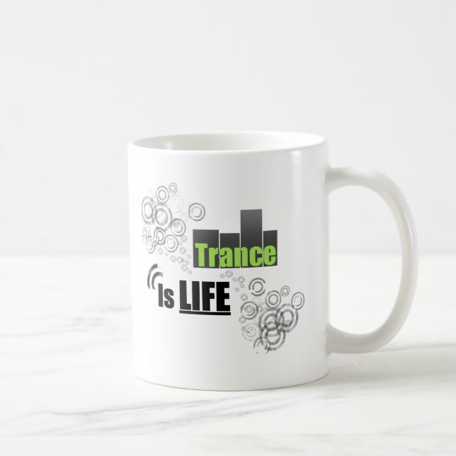 Trance ist Leben Kaffeetasse (Rechts)