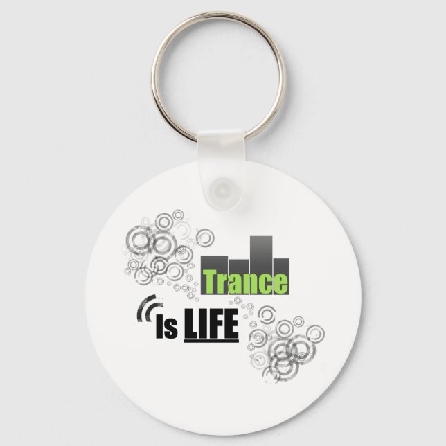Trance ist Leben Schlüsselanhänger (Vorderseite)