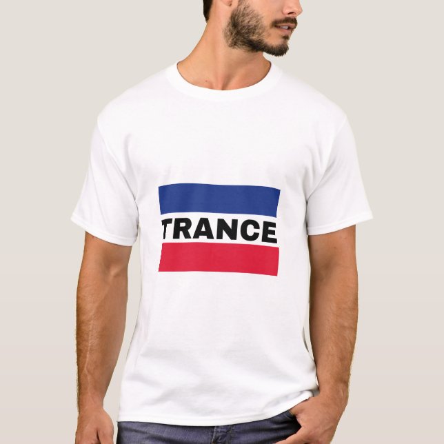 Trance Music - EDM - TECHNO - HARDSTYLE T-Shirt (Vorderseite)