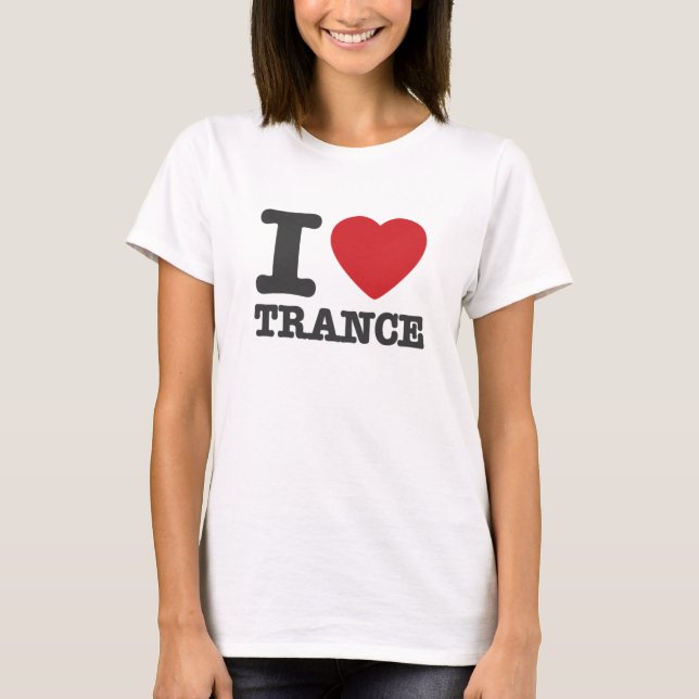 Trance-Musik T-Shirt (Vorderseite)