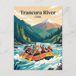 Trancura-Fluss, Pucon Chile Postkarte