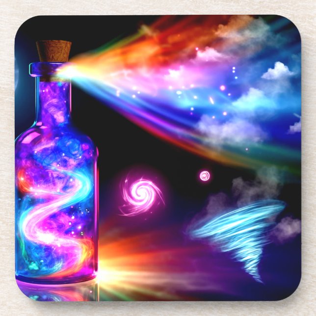 Träne Getränkeuntersetzer (Vorderseite)