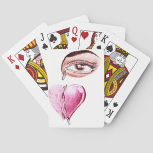 Tränen an das Herz_ Spielkarten