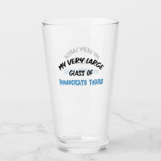 Tränen der Demokraten Glas