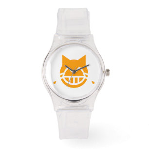 Tränen der Joy Emoji Cat Armbanduhr