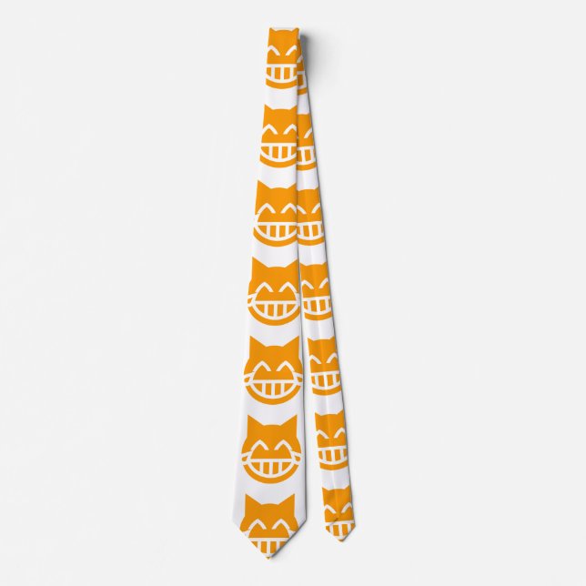 Tränen der Joy Emoji Cat Krawatte (Vorderseite)