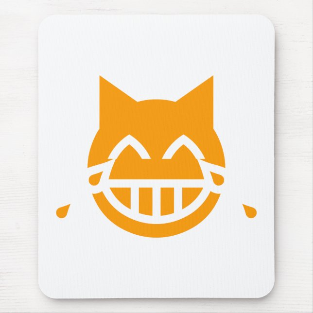 Tränen der Joy Emoji Cat Mousepad (Vorne)