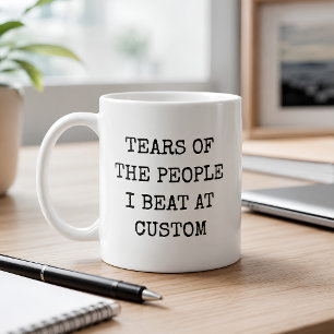 Tränen der Leute, die ich bei personalisiertem Spi Kaffeetasse