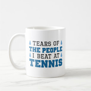 Tränen der Leute, die ich bei Tennis trage Kaffeetasse