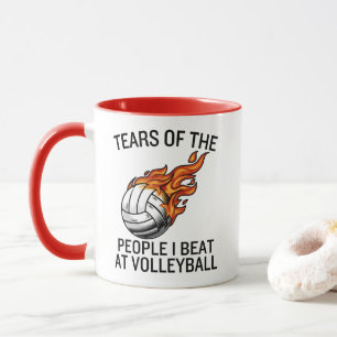 Tränen der Leute, die ich bei Volleyball Funny sch Tasse