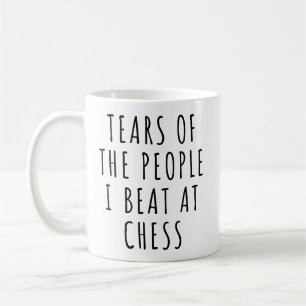 Tränen der Leute, die ich beim Schach geschlagen h Kaffeetasse