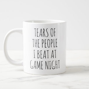TRÄNEN DER LEUTE, DIE ICH BEIM SPIELABEND BESIEGT Jumbo-Tasse