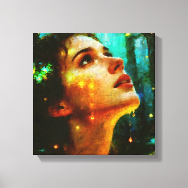 Tränen des Lichts Leinwanddruck (Vorderseite)