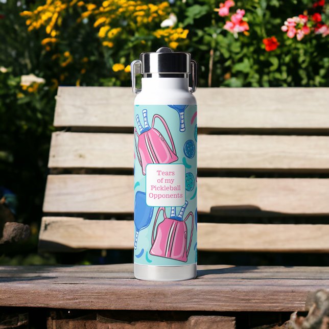 Tränen meiner Gegner von Pickleball Pickleball Blu Trinkflasche (Von Creator hochgeladen)