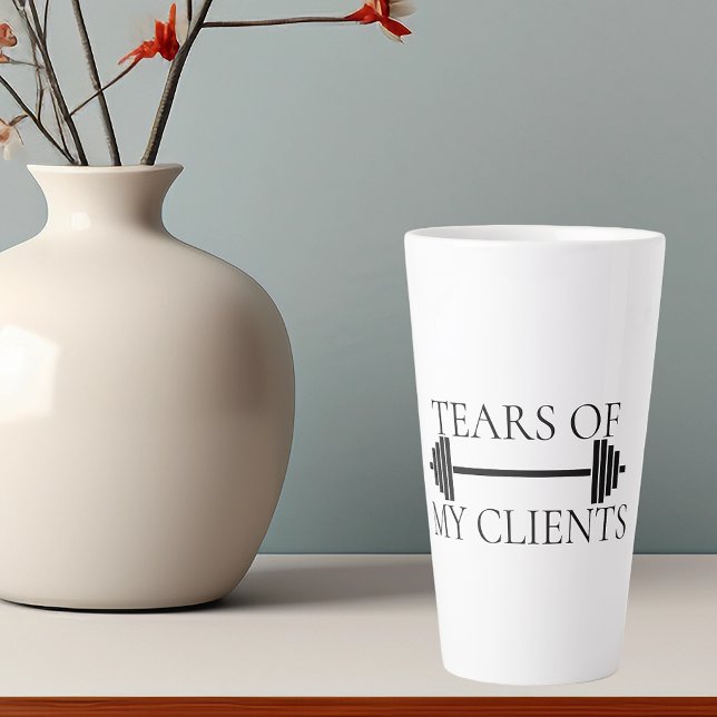 Tränen meiner Klienten Personal Trainer Barbell Milchtasse (Von Creator hochgeladen)