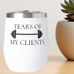 Tränen meiner Klienten Personal Trainer Funny<br><div class="desc">Dieses Design kann in dem Bereich personalisiert werden, der durch das Ändern des Fotos und/oder Textes zur Verfügung gestellt wird. Sie können auch angepasst werden, indem Sie auf Vorlage personalisieren klicken und dann auf die Schaltfläche klicken, um weitere Optionen anzupassen, um die Hintergrundfarbe zu löschen oder zu ändern, Text hinzuzufügen,...</div>