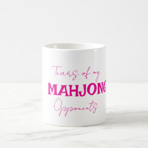 Tränen meiner Mahjong-Gegner lustig Kaffeetasse