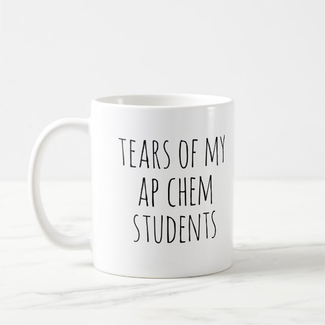 Tränen meiner Schüler Funny Teacher Appreciation Kaffeetasse (Links)