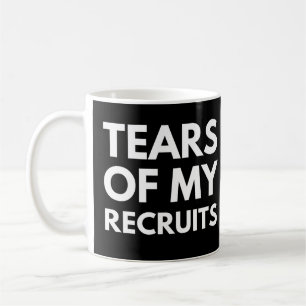 Tränen meines Rekruts Funny Recruiter Kaffeetasse