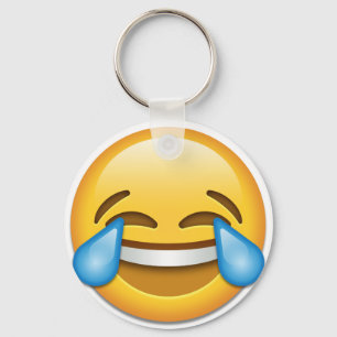Tränen über Joy emoji lustig Schlüsselanhänger