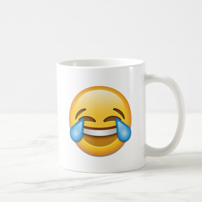 Tränen über Joy emoji lustig Tasse (Rechts)